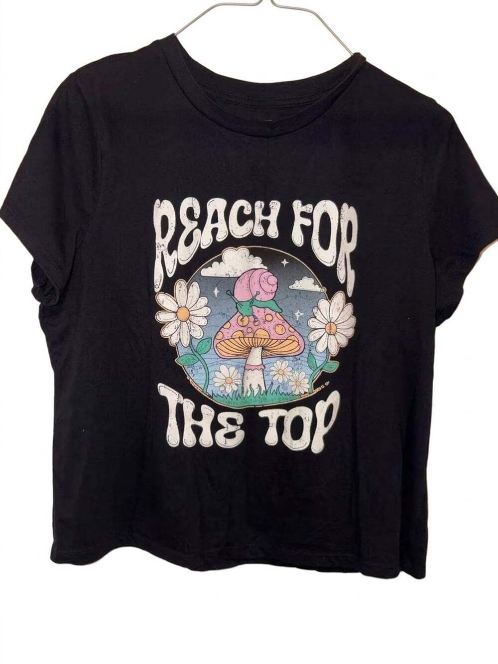Thereabouts Reach For The Top T-Shirt Size 3XL Black Graphic Tee